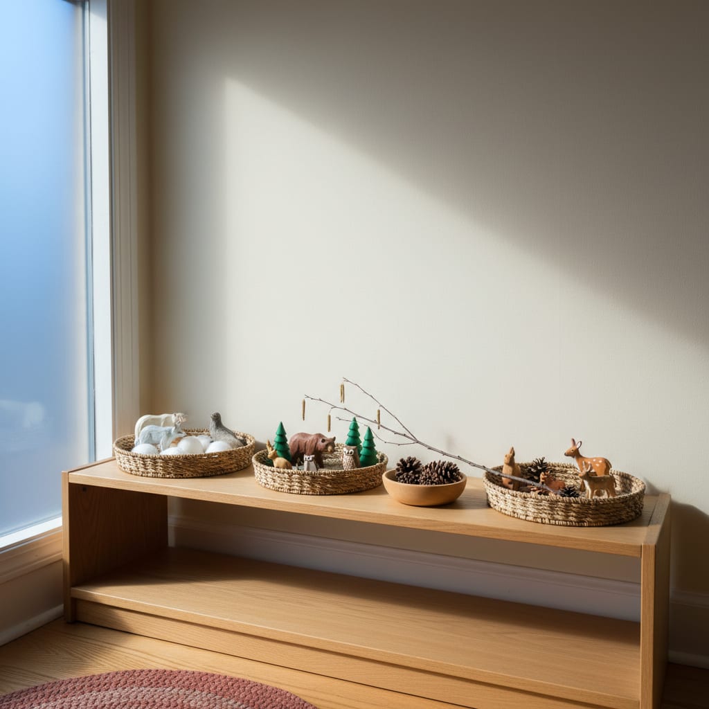 Animals in Winter: Montessori Activities for Home