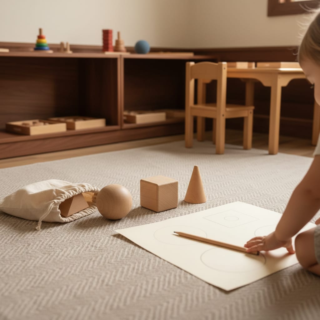 3 Montessori Geometric Solids Extensions to Try at Home
