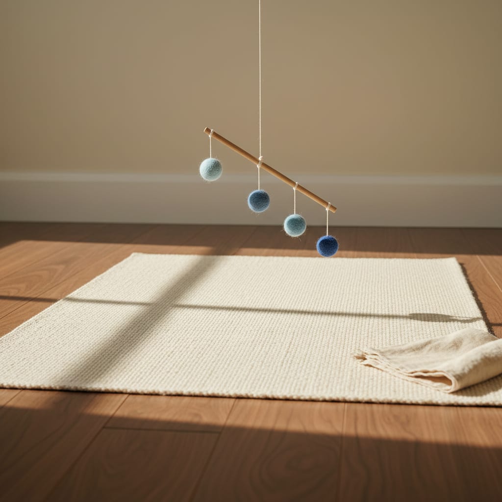 Montessori Mobile vs Crib Mobile: Where It Hangs, When It Goes