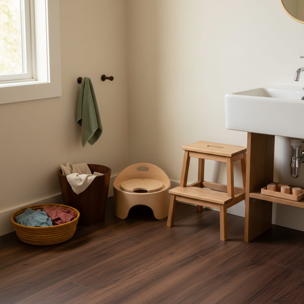 Montessori Toilet Learning: A Calm, Child-Led Guide