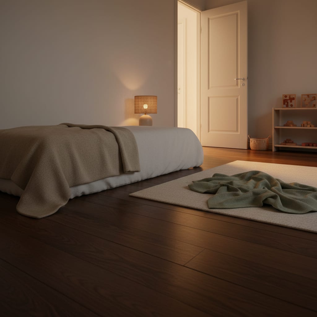 Toddler Asleep on the Floor by the Door: A Montessori View
